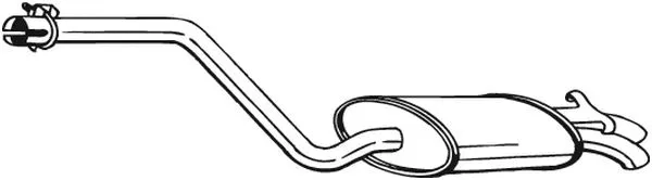 Silencieux arrière BOSAL 282-333