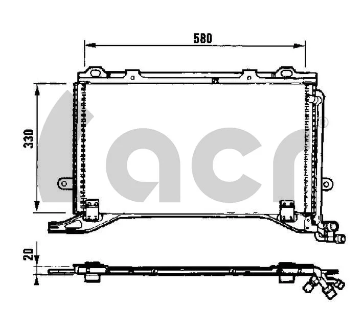 Condenseur, climatisation ACR 300283