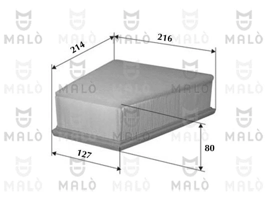 Filtre à air AKRON-MALÒ 1500156