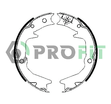 Jeu de mâchoires de frein PROFIT 5001-0011