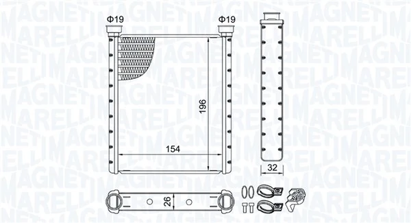 Système de chauffage MAGNETI MARELLI 350218509000