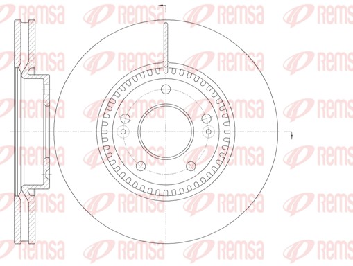 Disque de frein REMSA 6988.10