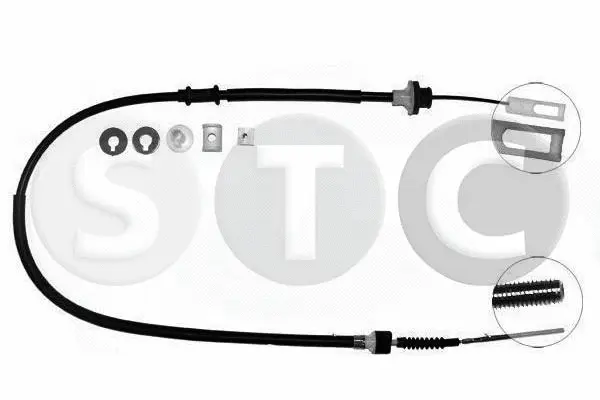 Tirette à câble, commande d'embrayage STC T480217