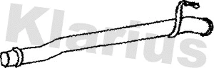 Tuyau d'échappement KLARIUS 120376