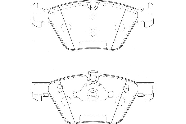 Kit de plaquettes de frein, frein à disque Omnicraft 2134912