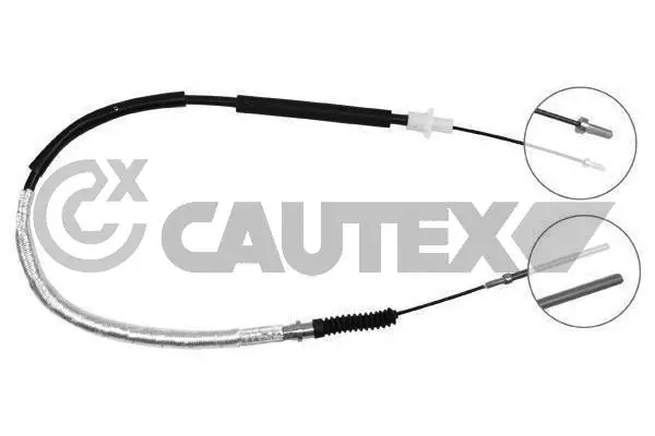 Tirette à câble, commande d'embrayage CAUTEX 489093