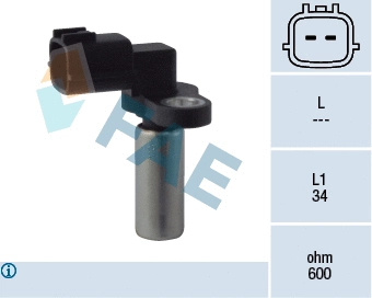 Capteur d'angle, vilebrequin FAE 79090
