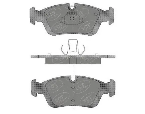 Kit de plaquettes de frein, frein à disque SCT - MANNOL SP 610 PR