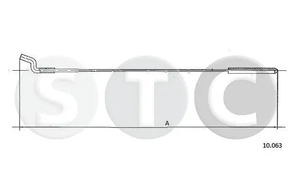 Câble d'accélération STC T483782
