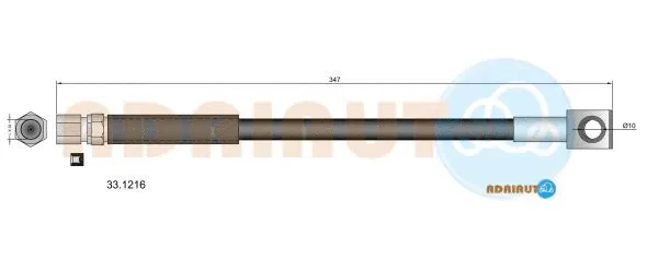 Flexible de frein ADRIAUTO 33.1216