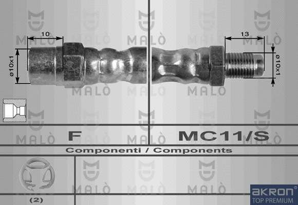 Flexible de frein AKRON-MALÒ 8249