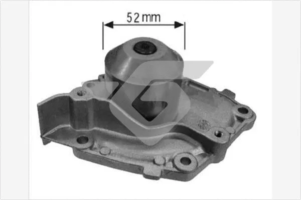 Pompe à eau, refroidissement du moteur HUTCHINSON WP62