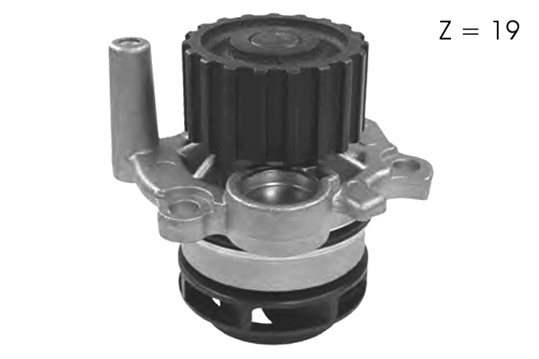 Pompe à eau, refroidissement du moteur TECDRIVE TPAE0030