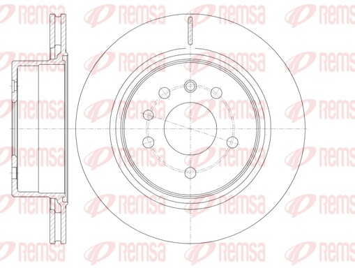 Disque de frein REMSA 6823.10