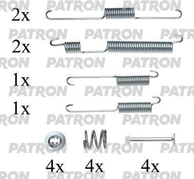 Kit d'accessoires, mâchoire de frein PATRON PSRK0153
