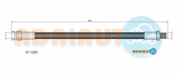 Flexible de frein ADRIAUTO 07.1253