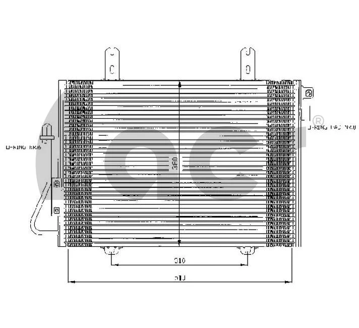 Condenseur, climatisation ACR 300383