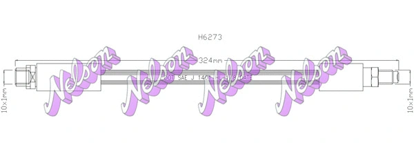 Flexible de frein KAWE H6273