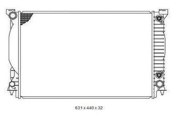 Radiateur, refroidissement du moteur ORDONEZ 2065064