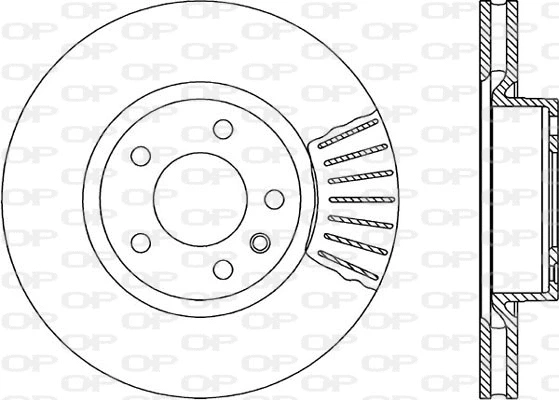 Disque de frein OPEN PARTS BDR1417.20