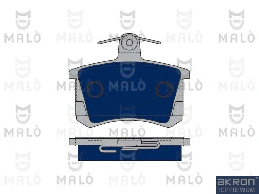 Kit de plaquettes de frein, frein à disque AKRON-MALÒ 1050012