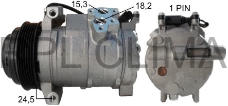 Compresseur, climatisation RPL QUALITY APCOCH0038