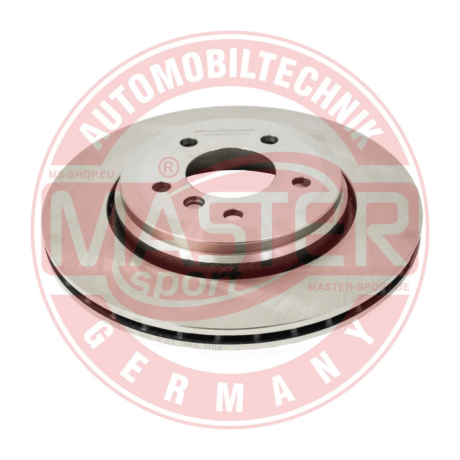 Disque de frein MASTER-SPORT GERMANY 24012202091-PCS-MS