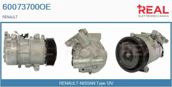 Compresseur, climatisation REAL 60073700OE