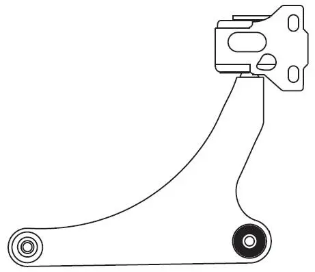 Bras de liaison, suspension de roue FRAP F4599
