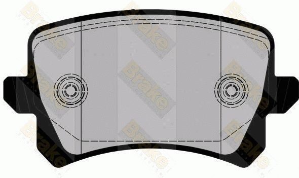 Kit de plaquettes de frein, frein à disque Brake ENGINEERING PA1862