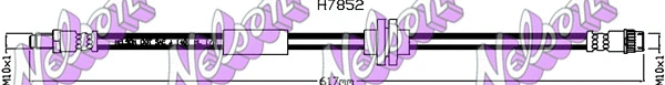 Flexible de frein KAWE H7852