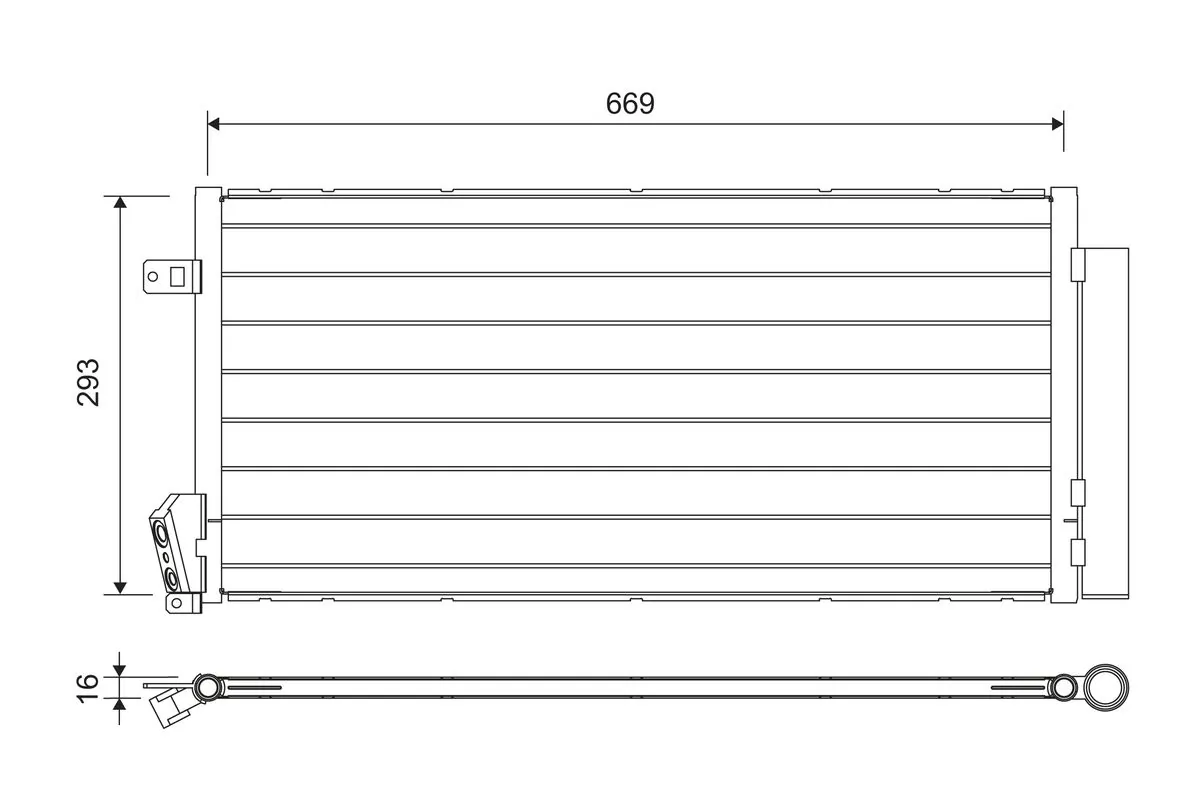 Condenseur, climatisation VALEO 814377