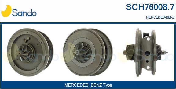 Groupe carter, turbocompresseur SANDO SCH76008.7