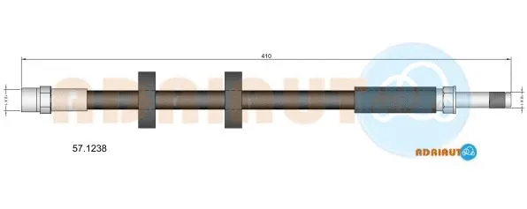 Flexible de frein ADRIAUTO 57.1238