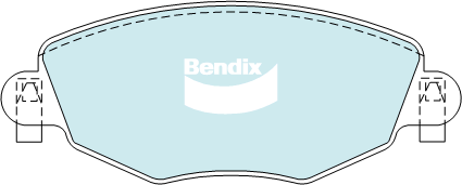 Kit de plaquettes de frein, frein à disque BENDIX-SEA DB1479 MKT