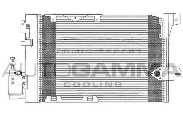 Condenseur, climatisation AUTOGAMMA 102734