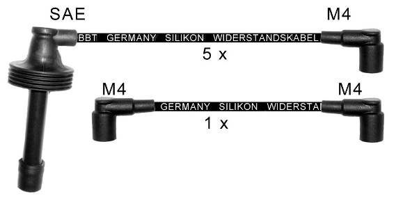 Kit de câbles d'allumage BBT ZK0136