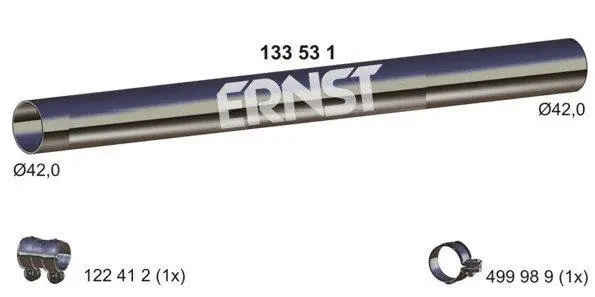 Tuyau d'échappement ERNST 133531