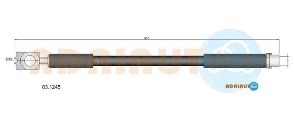 Flexible de frein ADRIAUTO 03.1245