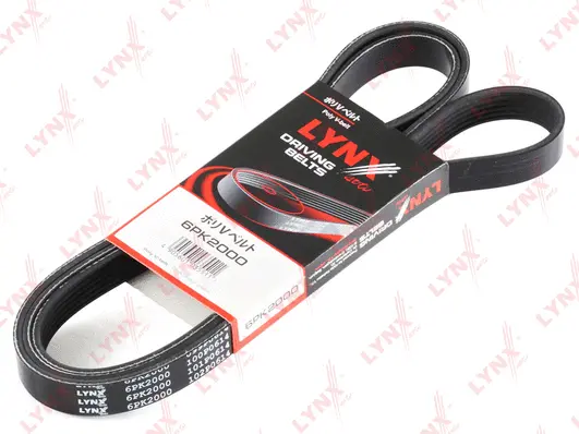 Courroie trapézoïdale à nervures LYNXAUTO 6PK2000
