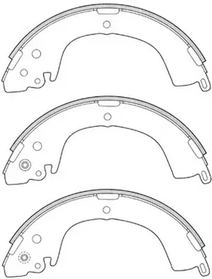 Jeu de mâchoires de frein FIT FT3312