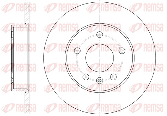 Disque de frein REMSA 6578.00