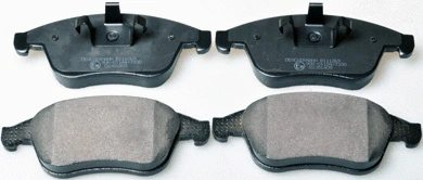 Kit de plaquettes de frein, frein à disque DENCKERMANN B111269