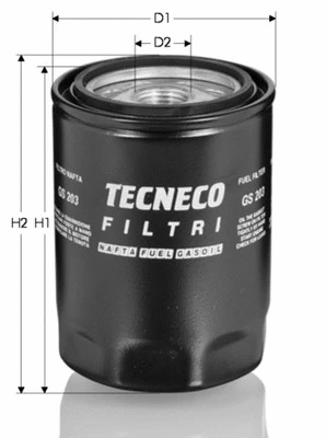 Filtre à carburant TECNECO FILTERS GS203