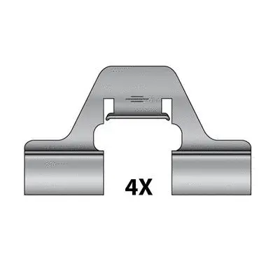 Kit d'accessoires, plaquette de frein à disque RAICAM 12079668