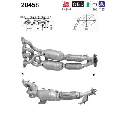 Catalyseur AS 20458