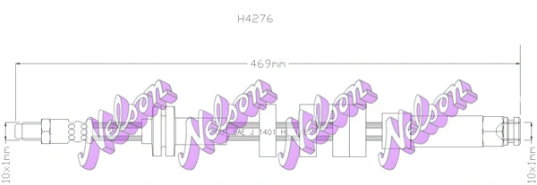 Flexible de frein KAWE H4276