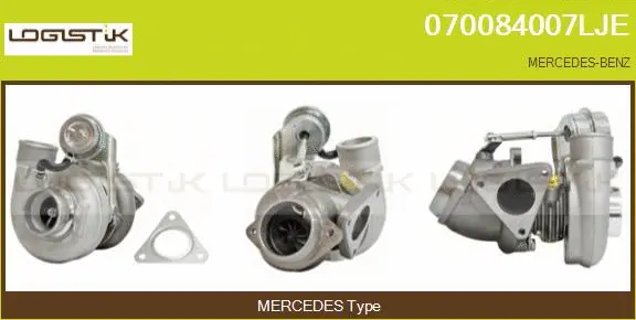 Turbocompresseur, suralimentation LGK 070084007LJE