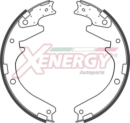 Jeu de mâchoires de frein AP XENERGY X50733