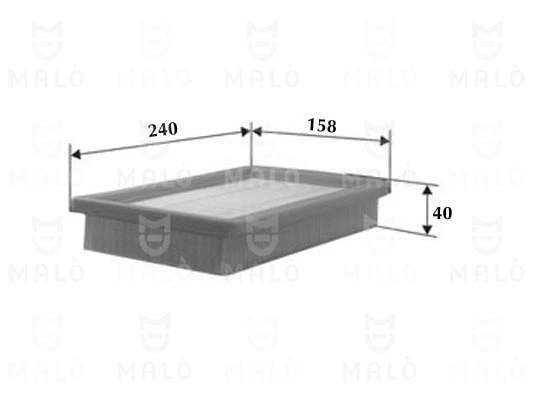 Filtre à air AKRON-MALÒ 1500391